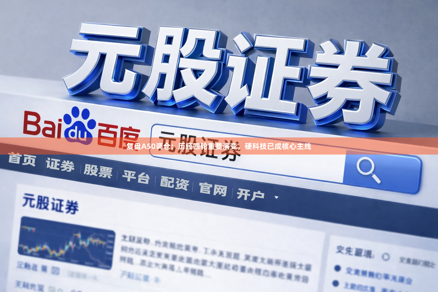 复盘A50调仓：历经四轮重要演变，硬科技已成核心主线