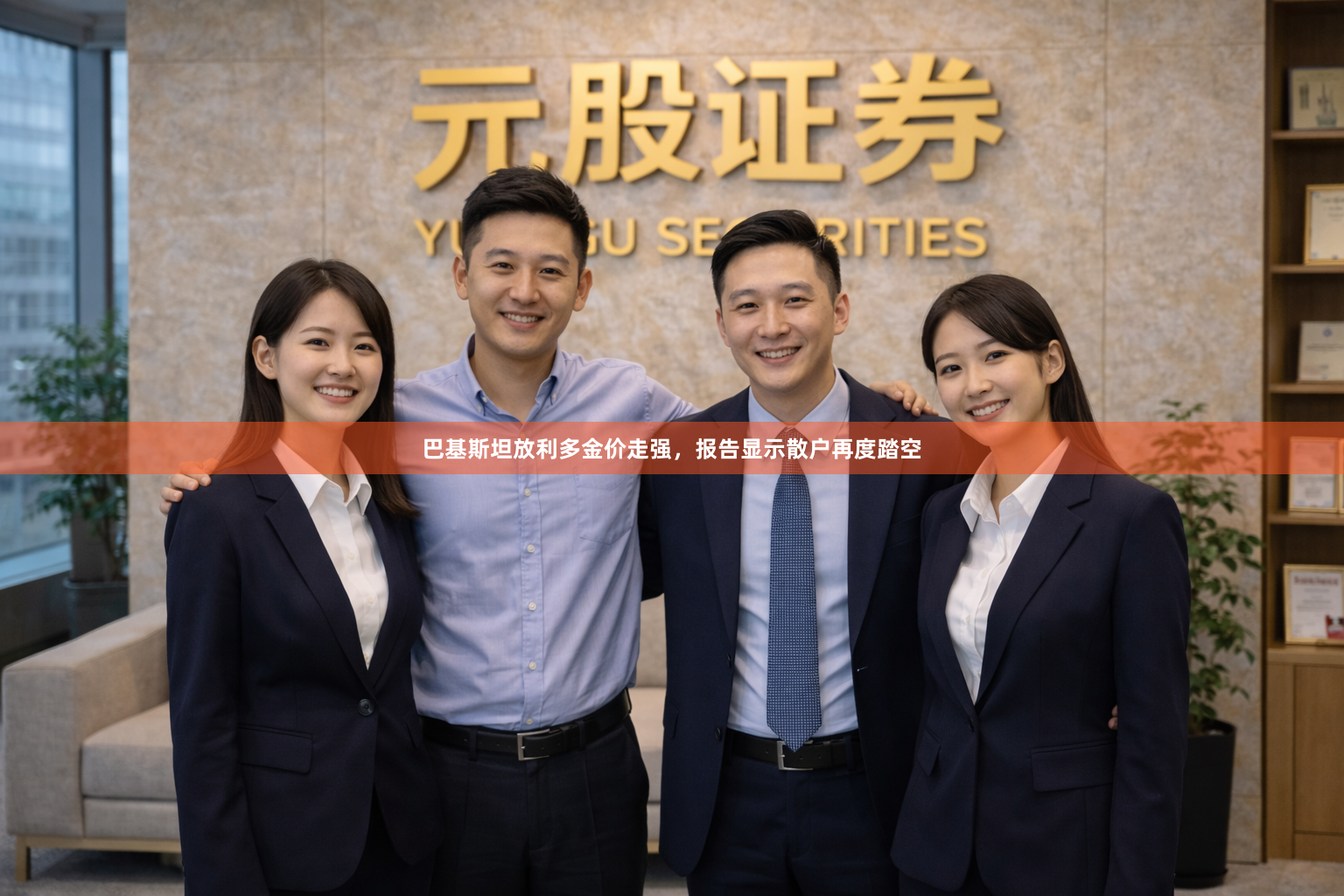 巴基斯坦放利多金价走强，报告显示散户再度踏空