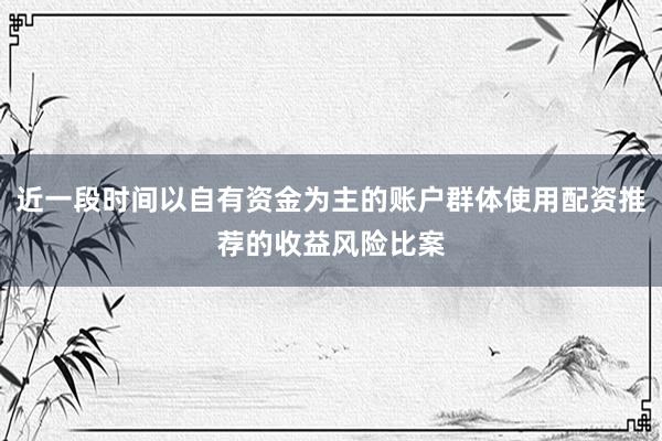 近一段时间以自有资金为主的账户群体使用配资推荐的收益风险比案