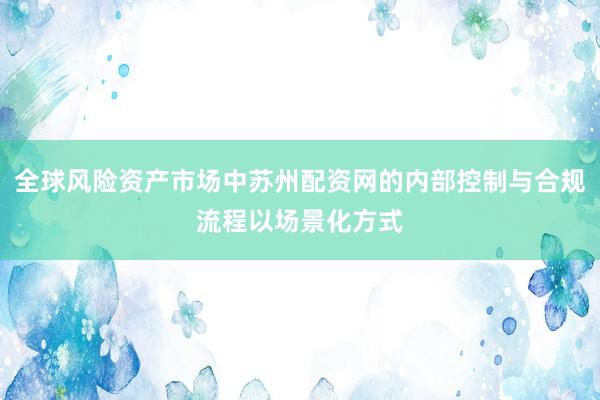 全球风险资产市场中苏州配资网的内部控制与合规流程以场景化方式