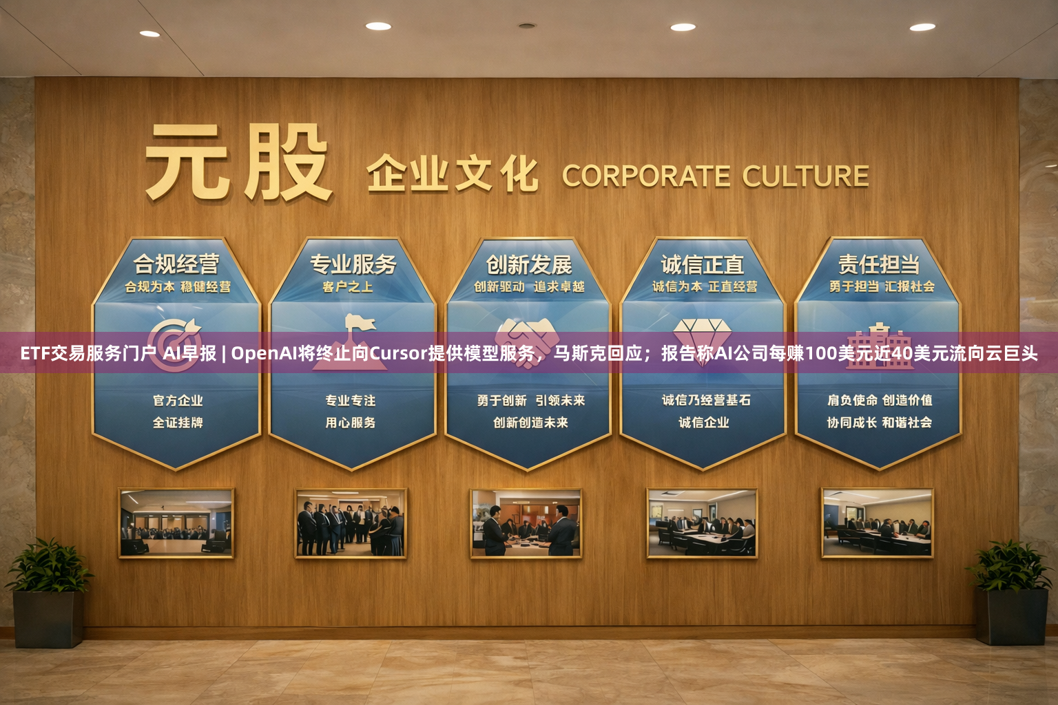 ETF交易服务门户 AI早报 | OpenAI将终止向Cursor提供模型服务，马斯克回应；报告称AI公司每赚100美元近40美元流向云巨头